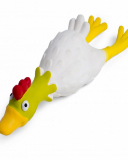 Petface Latex Chicken Dog Toy Chew Tugger