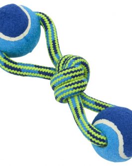 Buster Tuggaball Rope Toy with Double Tennis Balls