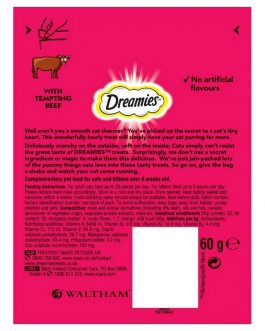 Dreamies Flavoured Cat Treats with Beef