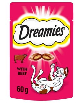 Dreamies Flavoured Cat Treats with Beef