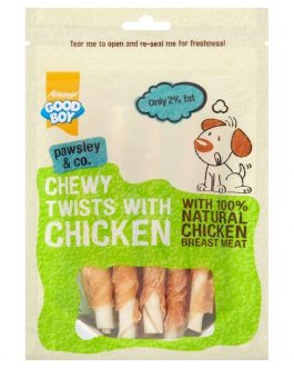 Good Boy Pawsley & Co Chewy Twists with Chicken