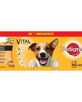 Pedigree Wet Dog Food Pouches Mixed Variety in Gravy