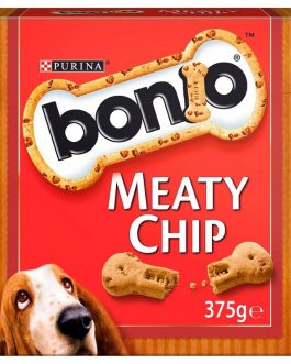 Purina Bonio Meaty Chip Dog Biscuits 375g